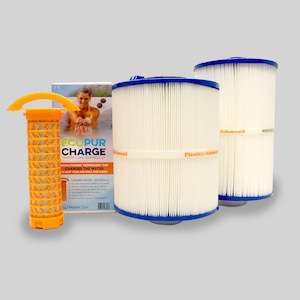 Spa Filters: Master Spas 40SQ Filter Pack (With EcoPur®Charge).