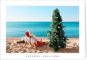 Graphic design service - for advertising: NZ204 Santa's Vacation