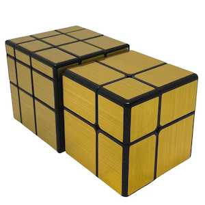 Other Puzzles Non Wca: Qiyi Mirror Block 2x2 and 3x3 Speedcube Bundle