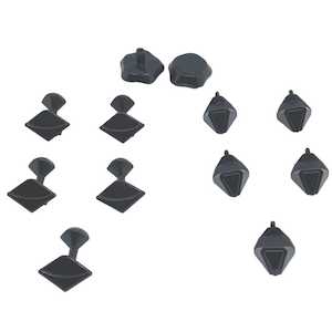 YJ YuHu Megaminx Black Replacement Parts