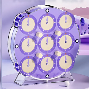 Clock: Qiyi Magnetic Clock Lilac Speedcube