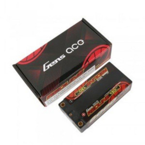 Gens Ace Redline HV 6000mAh 7.6v 130C Shorty Lipo Battery 5mm Bullet 220g1