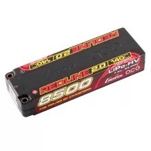 Gens Ace Redline 2.0 8500mAh 2S 7.6V 140C HardCase 58 HV Lipo Battery with 5.0mm…