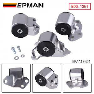 EPMAN Billet Aluminum Engine Mounts Del Sol Civic 92-95 Integra 94-01 EG DC2 3-Bolt