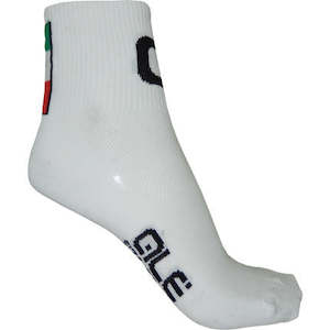 Sales agent for manufacturer: ALE Q-Skin Medium Cuff Socks - White