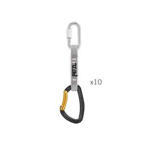 Wholesale trade: PETZL - DJINN STEEL AXESS QUICKDRAW 10/PACK