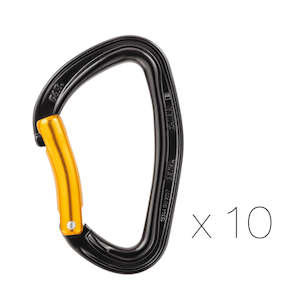 Petzl - Djinn Steel Gym Carabiner 10/pack