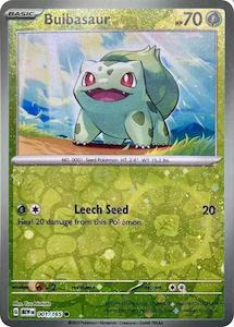 Wholesale trade: Bulbasaur (001/165) (Cosmos Holo) (Costco Exclusive) [Miscellaneous Cards]