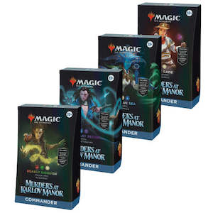 Wholesale trade: Murders at Karlov Manor - All 4 Commander Decks