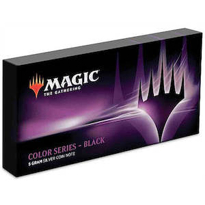 Magic: The Gathering Color Series - Black 5g Silver Coin Note