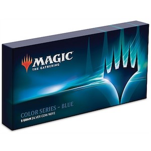 Magic: The Gathering Color Series - Blue 5g Silver Coin Note