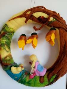 Waldorf Spring Wreath