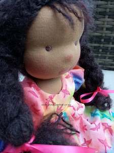 Formed Waldorf inspired doll: waldorf /steiner doll " Bonnie"