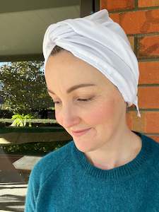 Splash Happy T-shirt and Muslin Towel Turban