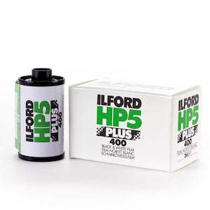 Photographic equipment: Ilford HP5Plus (135, 36exp, 400ISO)