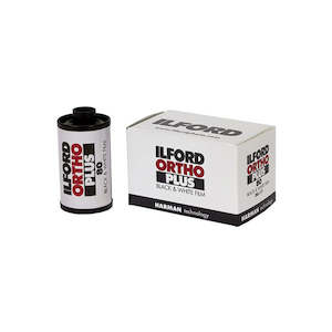 Photographic equipment: Ilford Ortho+ 80 (135, 36Exp, 80ISO)