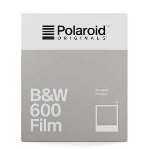 Photographic equipment: Polaroid 600 B&W (8 shots)