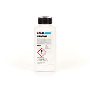 Photographic equipment: Ilford Ilfostop (500ml Stop Bath Concentrate)