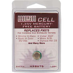 Photographic equipment: WeinCell Replacement Battery MRB675 / PX675 (1.35v, Zinc-Air)