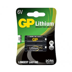 Photographic equipment: GP Batteries 2CR5 Lithium Battery