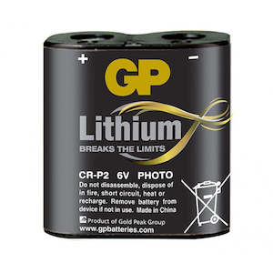 Photographic equipment: GP Batteries CRP2 Lithium Battery