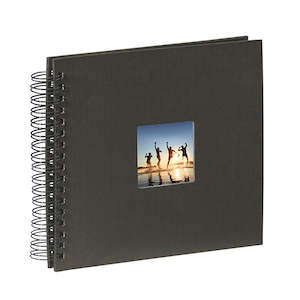 Photographic equipment: Hama Spiral Bound Black Page Album (36cm x 32cm, 50 Pages)