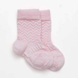 Baby Merino Socks // Soft Pink