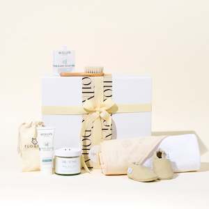 BABY BATH-TIME GIFT BOX // TAN