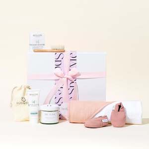 BABY BATH-TIME GIFT BOX // PINK