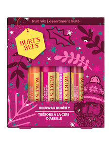 Burt's Bees Lip Balm Beeswax Bounty Fruit Mix 4pk