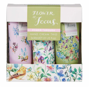 RHB Flower of Focus Hand Cream Trio