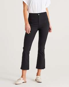 Womenswear: Betty Basics Edwina Bengaline Split Leg Pant - Black