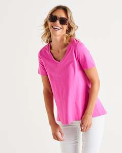 Womenswear: Betty Basics Luella Tee - Azalea