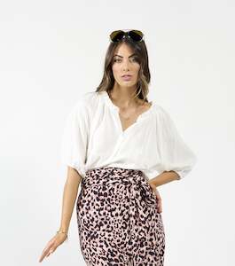 Womenswear: Drama the Label Breeze Top - Milk