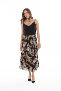 Womenswear: Seeking Lola Nifty Skirt - Glowing Bouquet