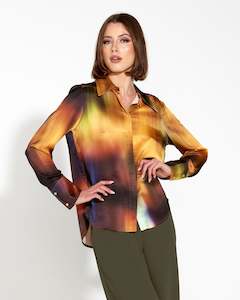 Womenswear: Orbit Satin Shirt - Gradient