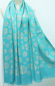 Frontier Scarf - Poppy Aqua