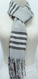 Frontier Scarf - Stripe Grey