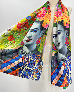 Womenswear: Frontier Scarf - Frida Bold Brights