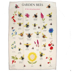 Rosefields Tea Towel Garden Bees