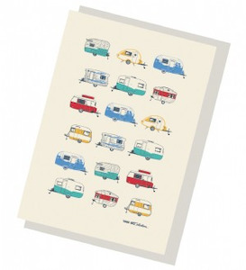 Van Go - Gift Card Coloured Caravans