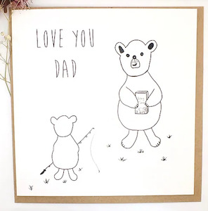 TS with Love Large Card - Love You Dad