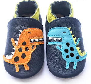 Fresh Baby Leather Baby Shoes 6-12 months Dinosaurs