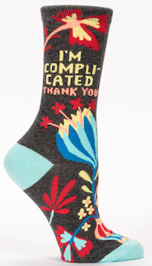 Melric Womens Novelty Socks - I'm Complicated