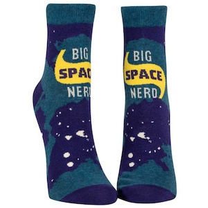 Womenswear: Melric Womens Novelty Socks - Big Space Nerd