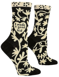 Melric Womens Novelty Socks - I Made A Good Kid