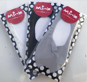 Womenswear: Minx Cotton Sockettes 3 Pack