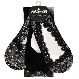 Minx 3 PK  Sockettes - Starter Pack Black