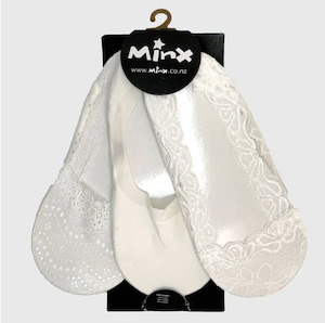 Womenswear: Minx 3 PK Sockettes - Starter Pack White