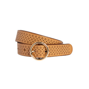 Womenswear: Loop Leather Co Belt Airlie - Natural